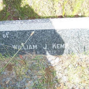 KEMP William J. -1922 &amp; Jessie A. -1927