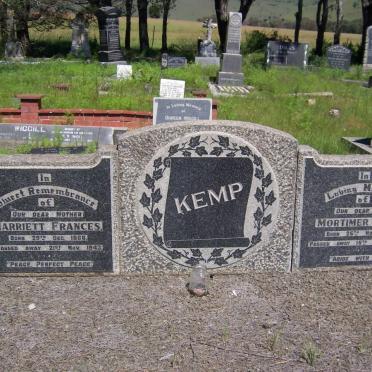 KEMP Mortimer John 1871-1942 &amp; Harriett Frances 1868-1943