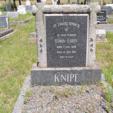 KNIPE Edwin Lewis 1869-1953