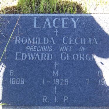 LACEY Romilda Cecilia 1889-19??