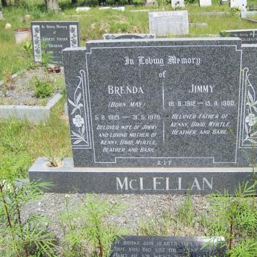 McLELLAN Jimmy 1912-1980 &amp; Brenda MAY 1921-1976