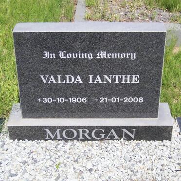 MORGAN Valda Lanthe 1906-2008