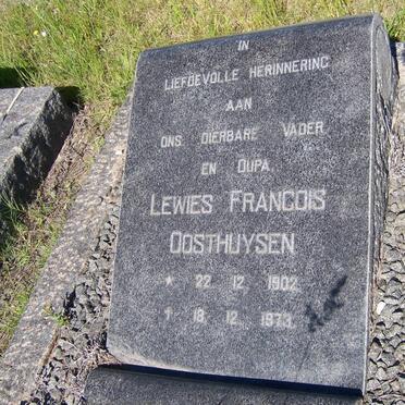 OOSTHUYSEN Lewies Francois 1902-1973