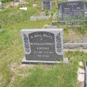 THOMAS K.E. 1900-1995