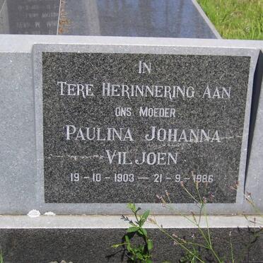 VILJOEN Paulina Johanna 1903-1986