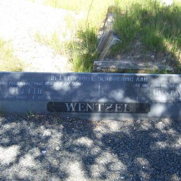 WENTZEL Gustav -199? &amp; Lettie 1907-1987