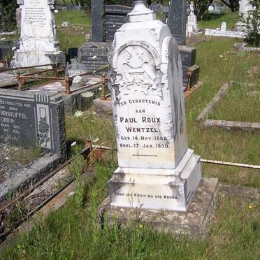 WENTZEL Paul Roux 1868-1930