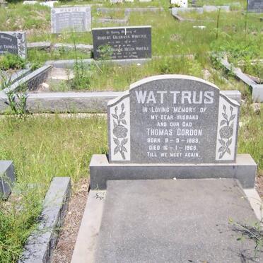 WATTRUS Thomas Gordon 1889-1969