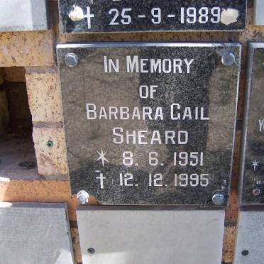 SHEARD Barbara Gail 1951-1995