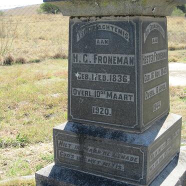 FRONEMAN H.G. 1836-1920