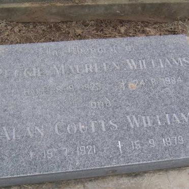WILLIAMS Alan Coutts 1921-1979 &amp; Peggie Maureen 1923-1984