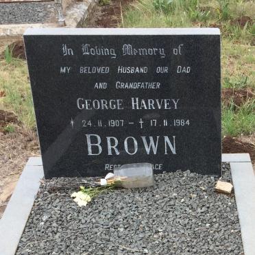 BROWN George Harvey 1907-1984