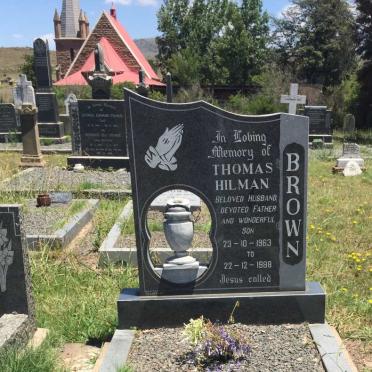 BROWN Thomas Hilman 1963-1988