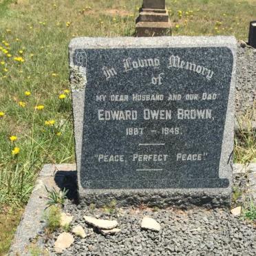 BROWN Edward Owen 1887-1948