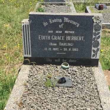 HERBERT Edith Grace nee DARLING 1882-1963