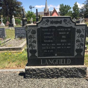 LANGFIELD Stewart Mowbray 1899-1948 &amp; Iris Dora 1891-1964