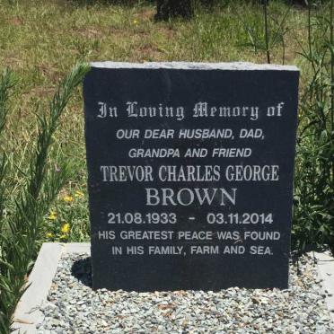 BROWN Trevor Charles George 1933-2014