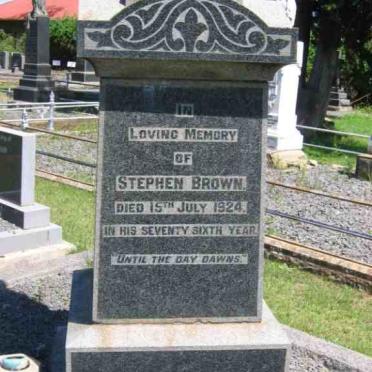 BROWN Stephen -1924