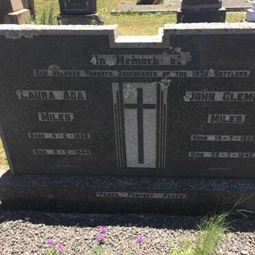 MILES John Clement 1853-1942 &amp; Laura Ada 1858-1944