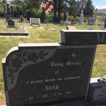 MILES Mornington 1895-1973 &amp; Adah 1910-1987