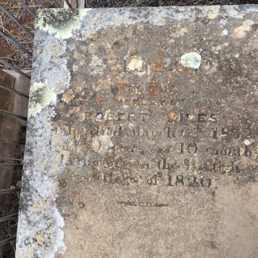 MILES Robert 1794-1872