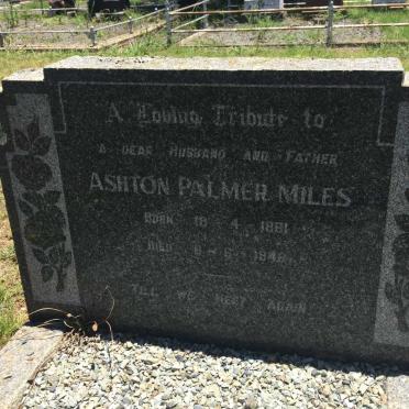 MILES Ashton Palmer 1881-1948