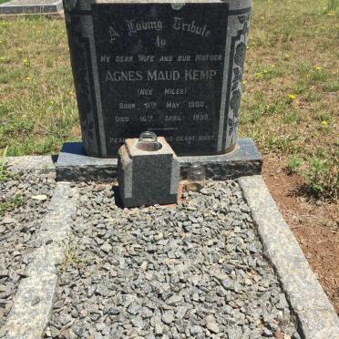KEMP Agnes Maud nee MILES 1900-1950