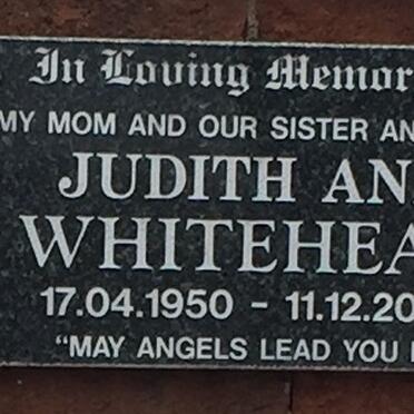 WHITEHEAD Judith Ann 1950-2006
