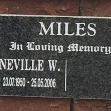 MILES Neville Warren 1950-2006