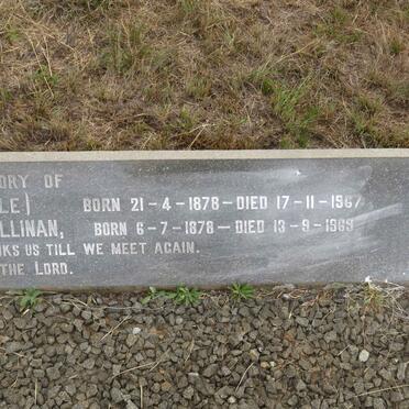 CULLINAN James Rupert 1878-1969 &amp; Mary Jane WARDLE 1878-1967