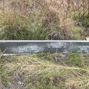 LANDRY Mary Jane -1955 :: LANDRY Cecil -1918