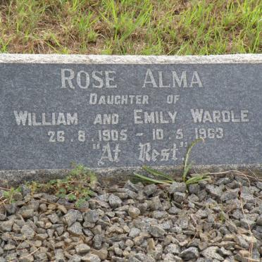 WARDLE Rose Alma 1905-1963