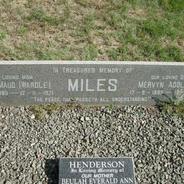 MILES :: WARDLE :: HENDERSON :: DIBB