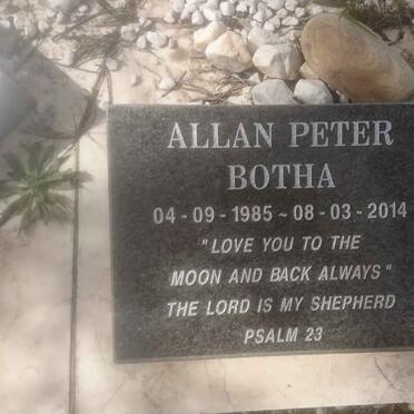 BOTHA Allan Peter 1985-2014