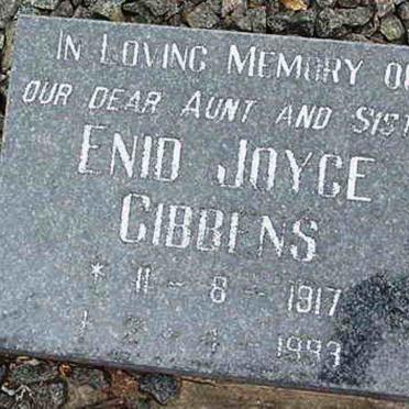 GIBBENS Enid Joyce 1917-1993