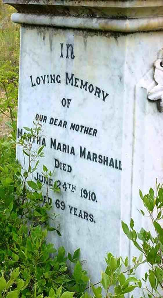 MARSHALL Martha Maria -1910