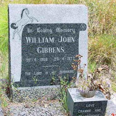 GIBBENS William John 1956-1977