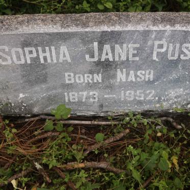 PUSEY Sophia Jane nee NASH 1873-1952