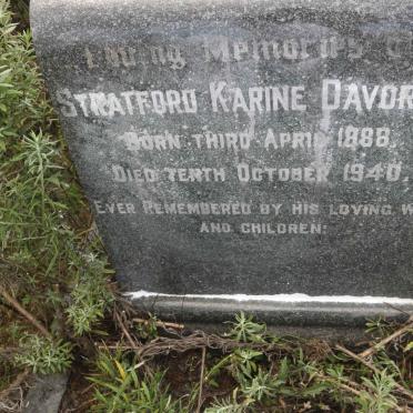 DAVOREN Stratford Karine 1888-1940