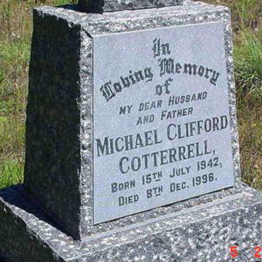 COTTERRELL Michael Clifford 1942-1996