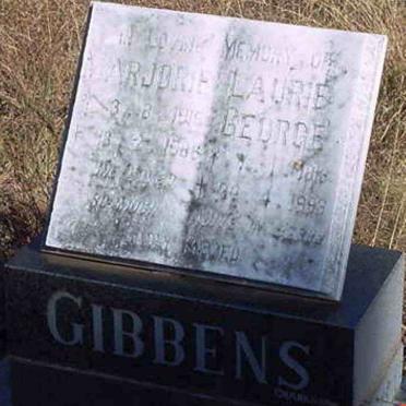 GIBBENS Laurie George 1908-1993 &amp; Marjorie 1915-1986