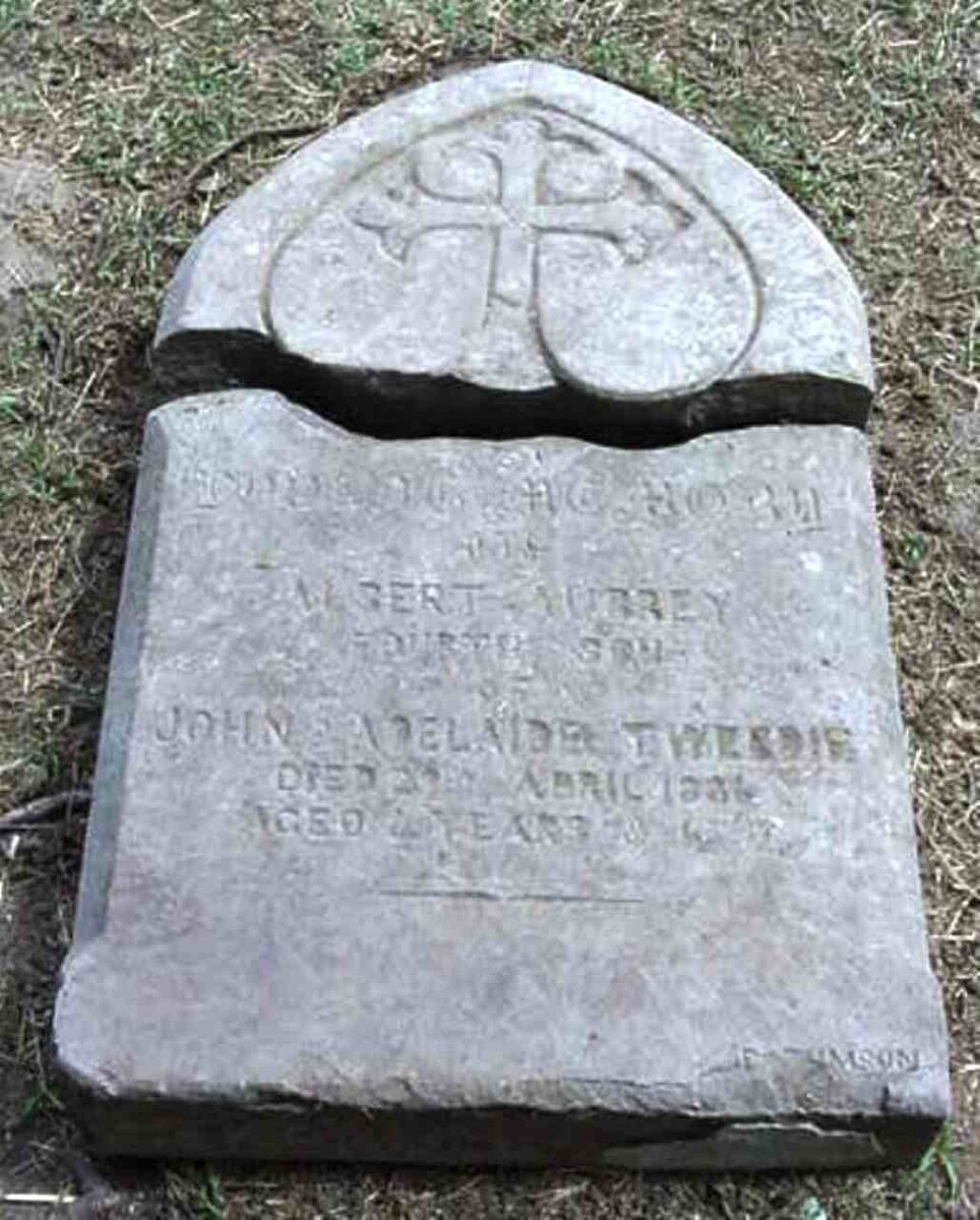 TWEEDIE Albert Aubrey  -1886