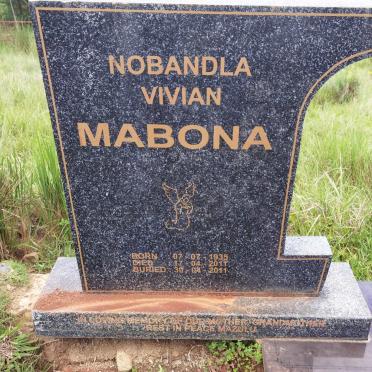 MABONA Nobandla Vivian 1935-2011