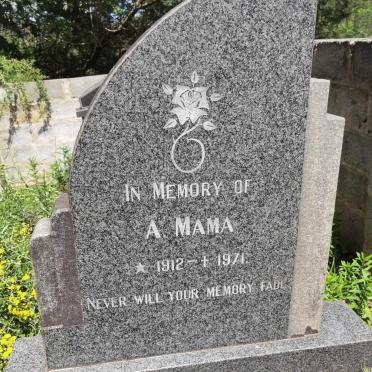 MAMA A. 1912-1971