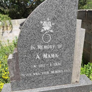 MAMA A. 1912-1971