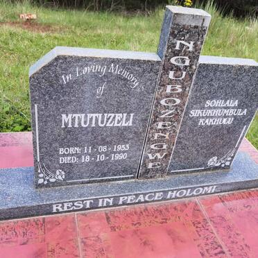 NGUBOZENGWE Mtutuzeli 1953-1990