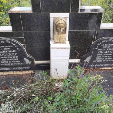 GILMAN Hilda Mfusi 1895-1970 :: SANGONI Daisy Mary 1901-1969