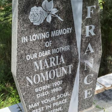 FRANCE Maria Nomount 1907-1980