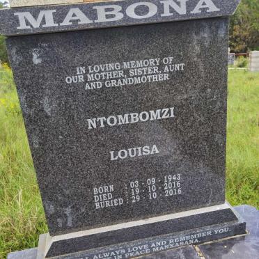 MABONA Ntombomzi Louisa 1943-2016