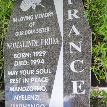 FRANCE Nomalinde Frida 1929-1994